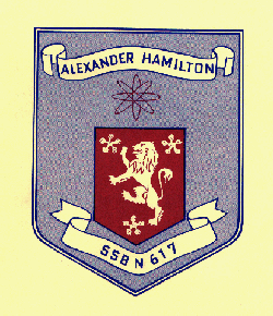 Insignia of the USS Alexander Hamilton